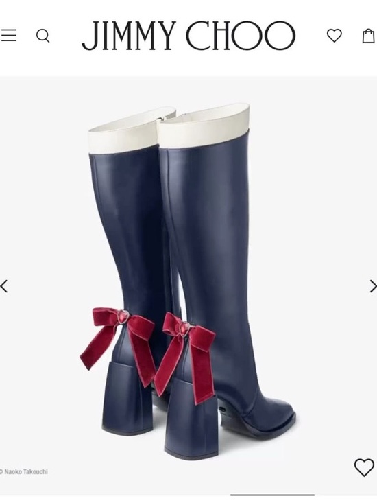 Jimmy Choo x Sailor Moon Pluto Boots 39